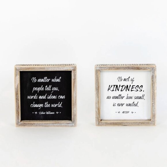 FINAL PIECES!!!! ($8) Reversible Motivation Sign - Picture 1 of 1